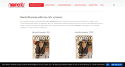 Desktop Screenshot of momentsmagazin.at